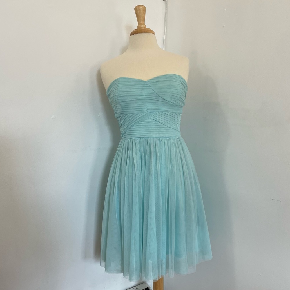 Ark & Co. Strapless Blue Tulle Princess Dress Size M